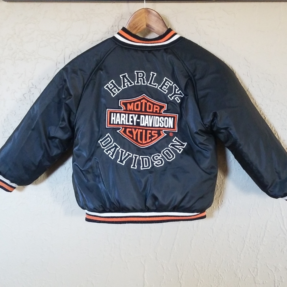 Kids Harley Davidson puffer jacket
